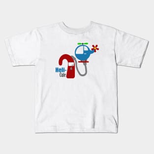 Cochlear Implant - Heli-cute Design Kids T-Shirt